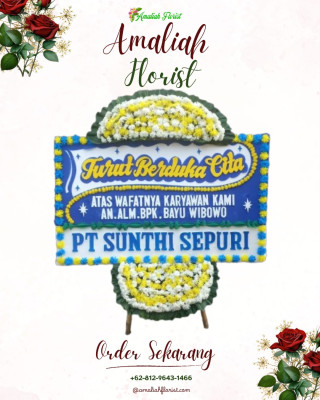 Papan Bunga Duka di Sambung Jawa